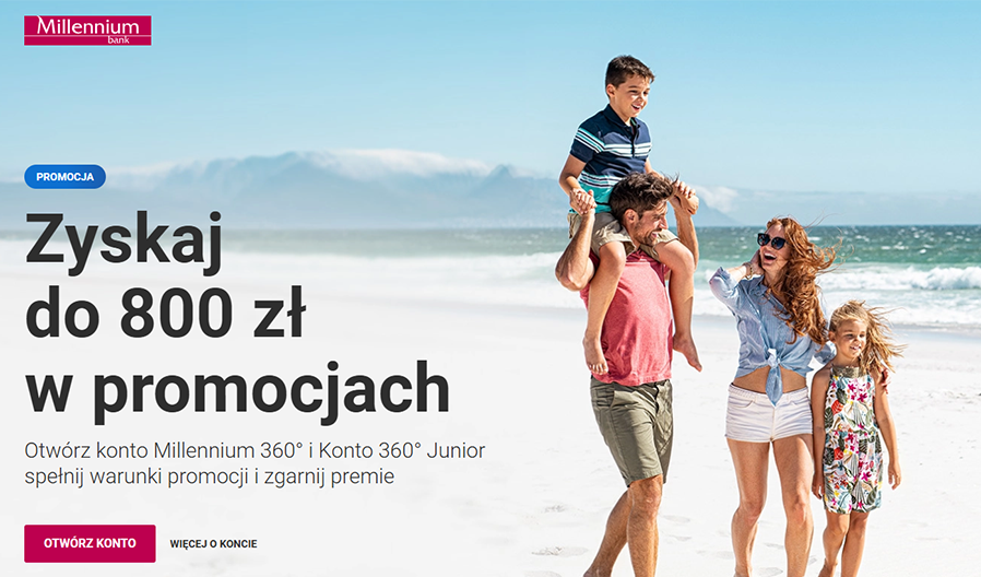 Millennium Bank konto osobiste