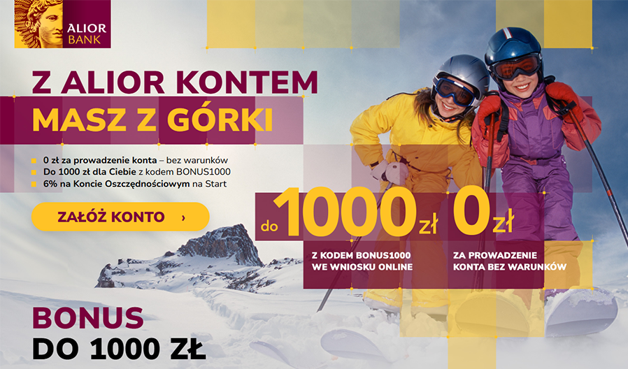 Alor Bank konto osobiste w promocji