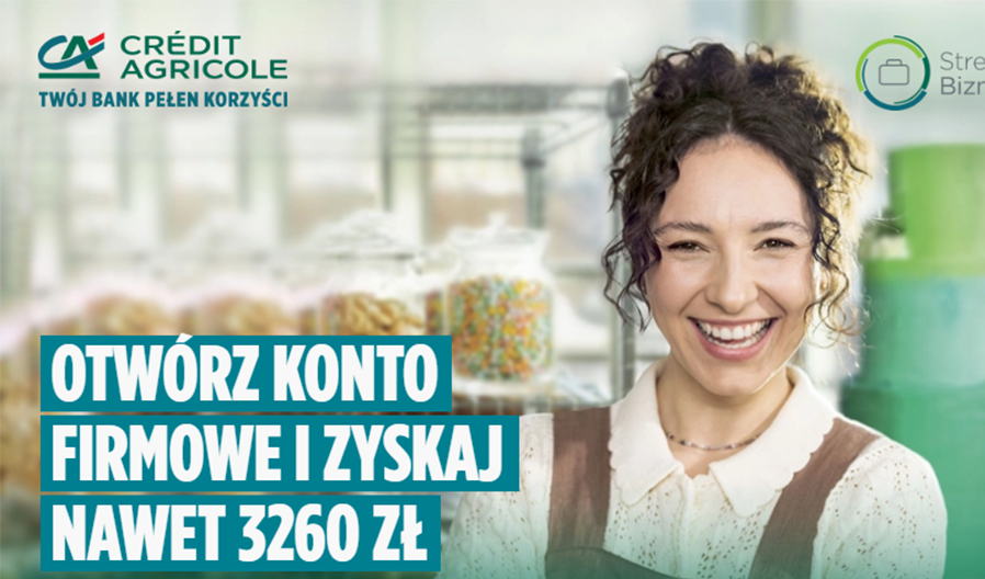 creditAgricole-kf Pakiet 3260 zł i rok bez opłat w Credit Agricole 🤝
