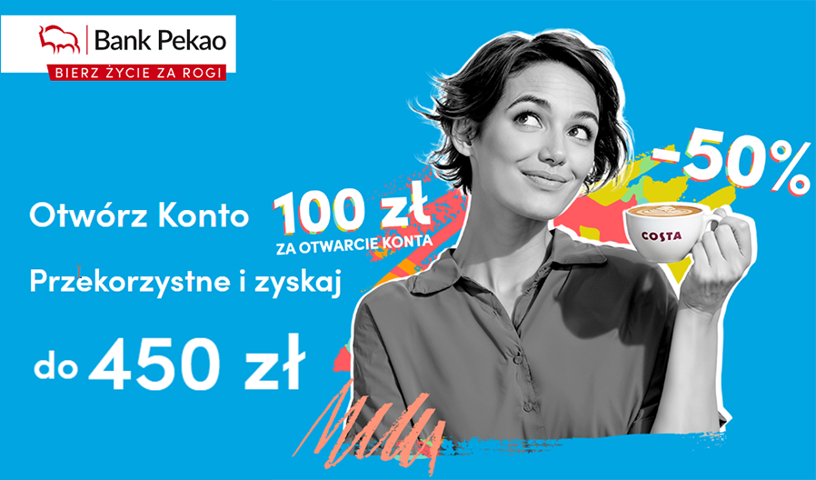 pekaoSa-ko Aż 450 zł do wzięcia w Pekao! Sprawdź, jak to zrobić 💸