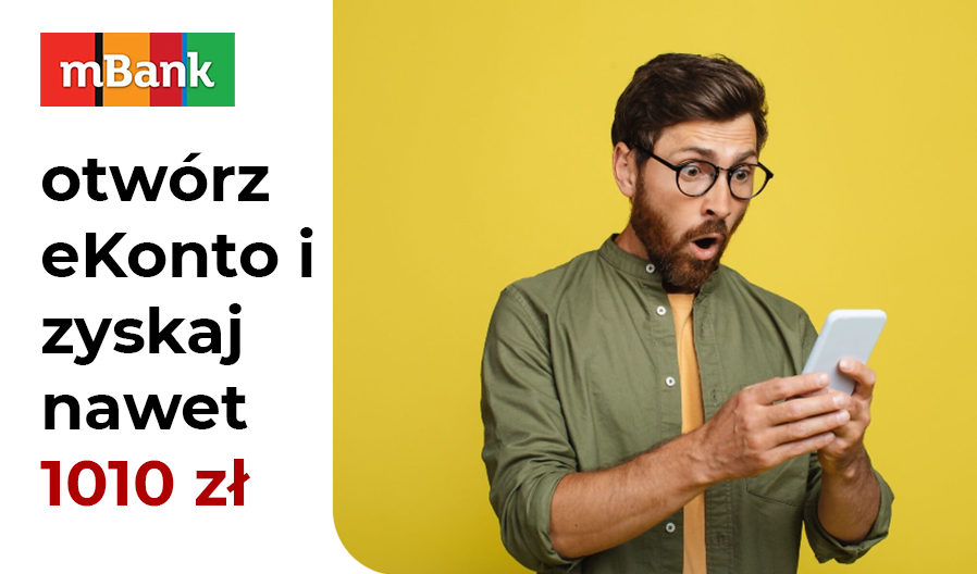 💰 Zgarnij nawet 1010 zł z mBankiem - Twój bonus czeka!
