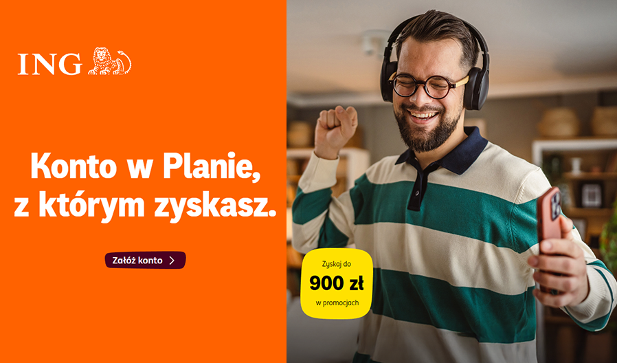 ing-ko 🎧 Wejdź na wyższy poziom z Kontem w Planie ING i zgarnij nawet 900 zł premii! 💎